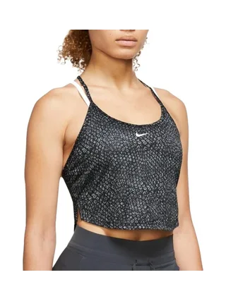 Débardeur court Noir Femme Nike One Tank 1