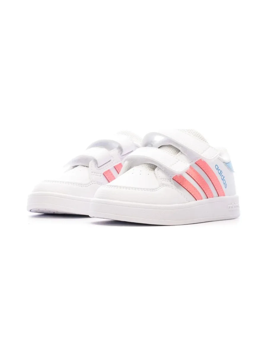 Baskets Blanches Fille Adidas Breaknet Cf I 8