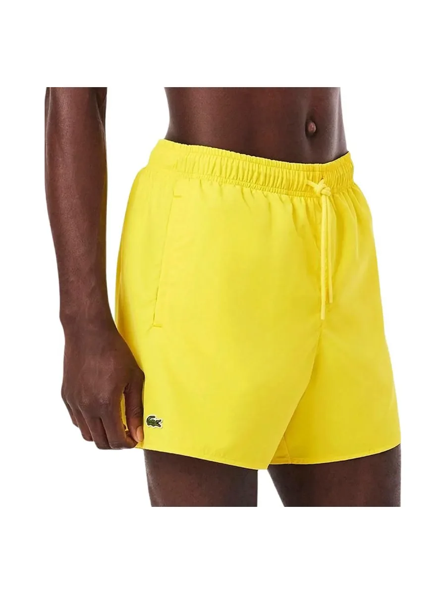 Short de bain Jaune Homme Lacoste Quick Dry 2