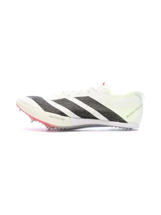 Chaussures d'athlétismes Blanches/Noires homme Adidas Adizero Prime 1