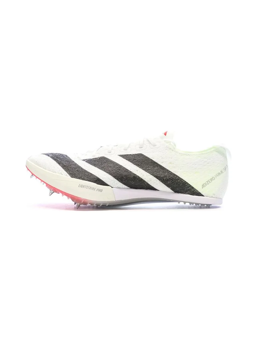 Chaussures d'athlétismes Blanches/Noires homme Adidas Adizero Prime 2