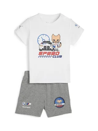 Ensemble Gris/Blanc Garçon Puma Toddler 1