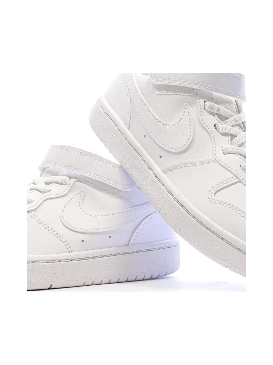 Baskets Blanches Garçon Nike Court Borough Low Recraf PS DV5457 8