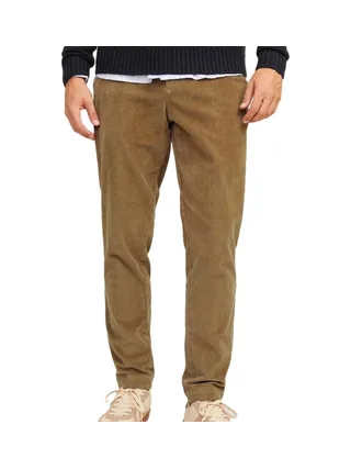 Pantalon Velours côtelé Marron Homme Jack & Jones Cordory Chino 1