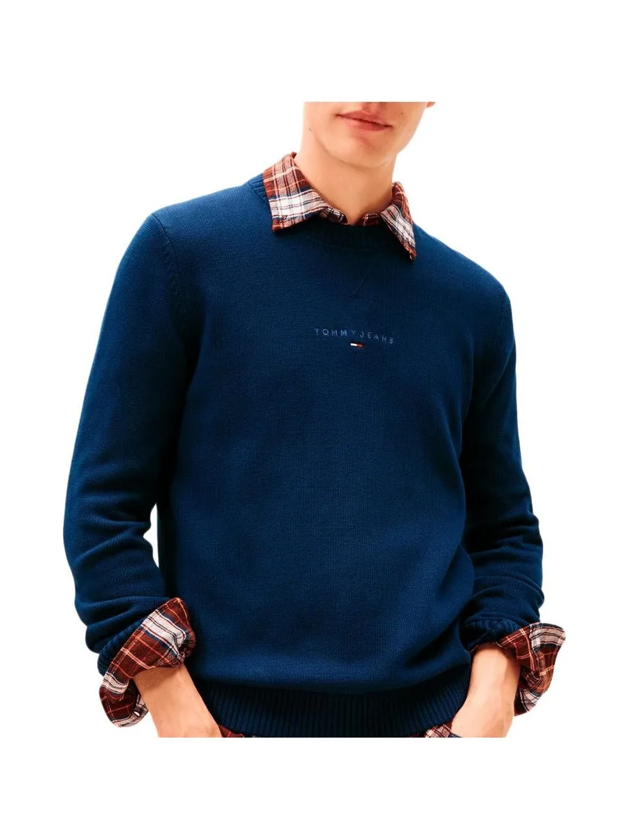 Pull Marine Homme Tommy Hilfiger Linears 2