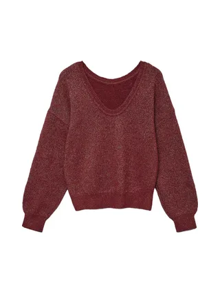Pull Rouge Femme Vero Moda Mellie 2