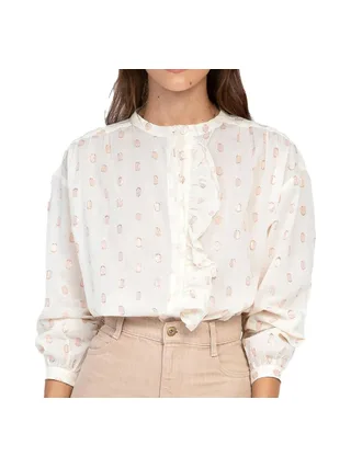 Chemise Ecru/Rose Femme An'ge Ambre 1