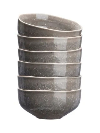 Bol STELLAR Ø14cm - 6 pièces - Gris béton 9
