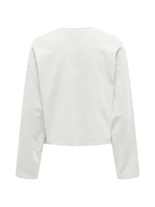 T-Shirt Manches Longues Blanc Femme JDY Washed 2