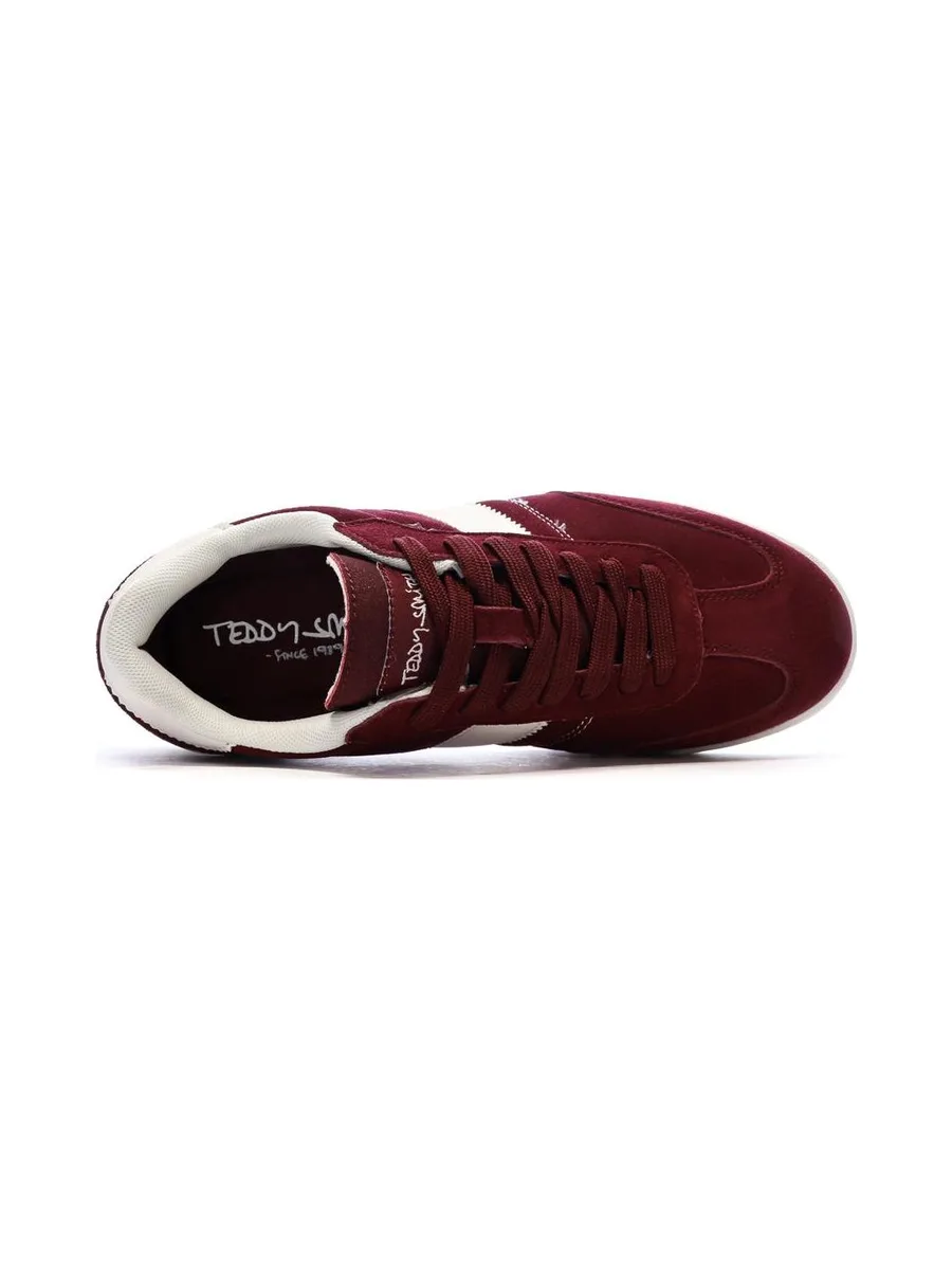 Baskets Bordeaux Femme Teddy Smith Sneakers 5