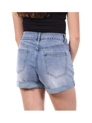 Short Bleu clair Femme Monday Premium LW526 2