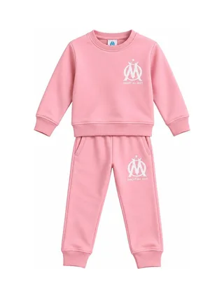 Ensemble de survêtement Rose Fille Olympique De Marseille 1