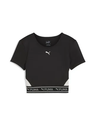 T-Shirt Noir Femme Puma Strong Baby 1
