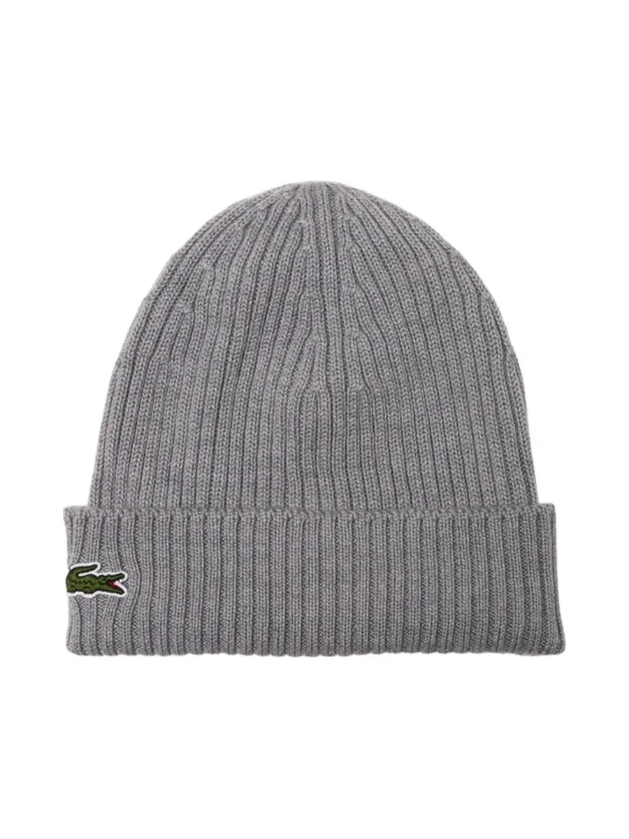 Bonnet Gris Homme Lacoste hjm 2
