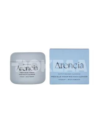 Arencia Fresh Blue Hyssop Rice Mochi Cleanser 120g 1
