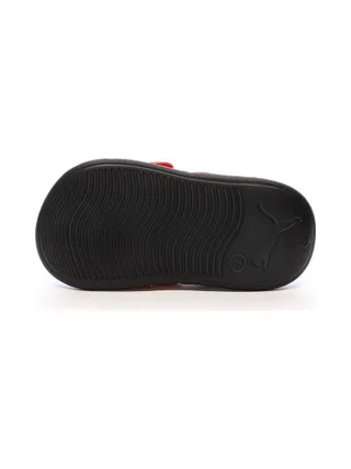 Sandales Noire/Rouge Enfant Puma Popcat 20 2