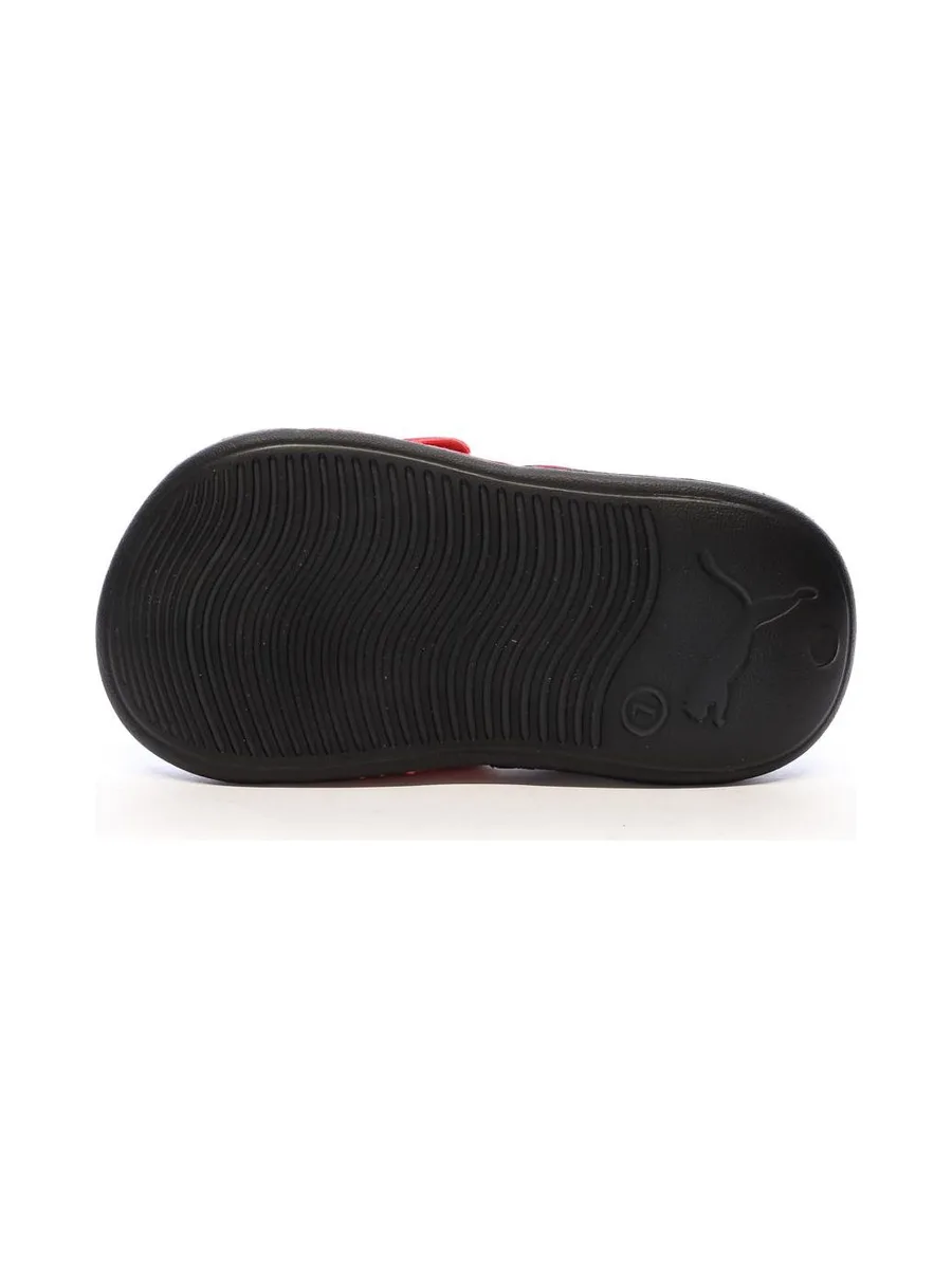 Sandales Noire/Rouge Enfant Puma Popcat 20 3