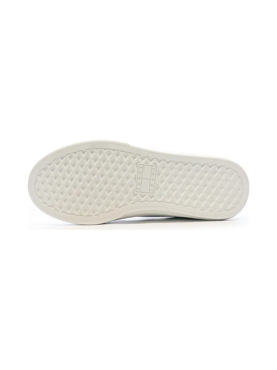 Baskets Blanches/Bleu Femme Tommy Hilfiger Cupsole Sneaker 6