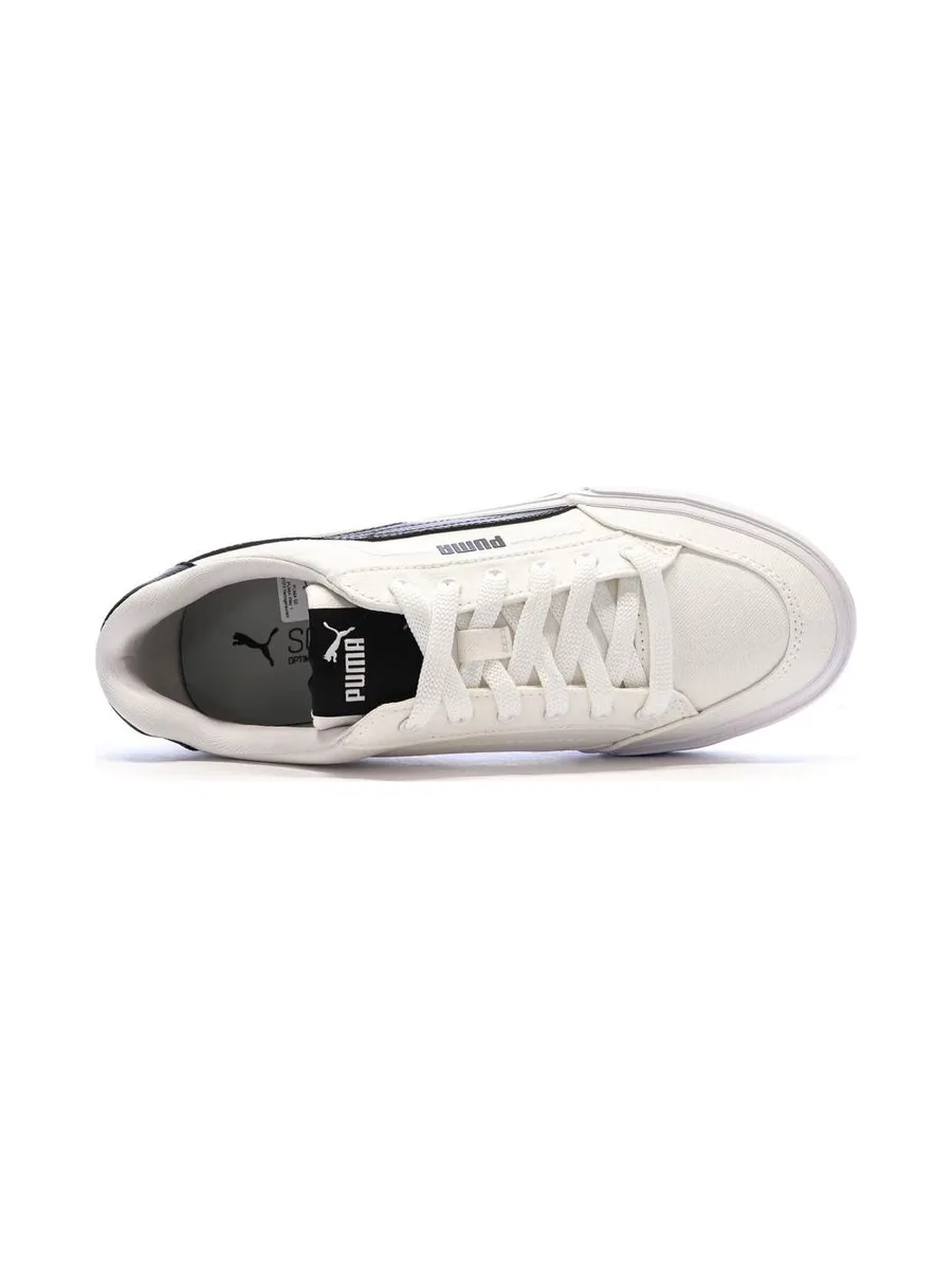 Baskets Blanches Femme Puma Court Classic 5