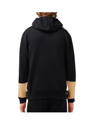 Sweat Noir Homme Lacoste Colorblock Hoodie 2