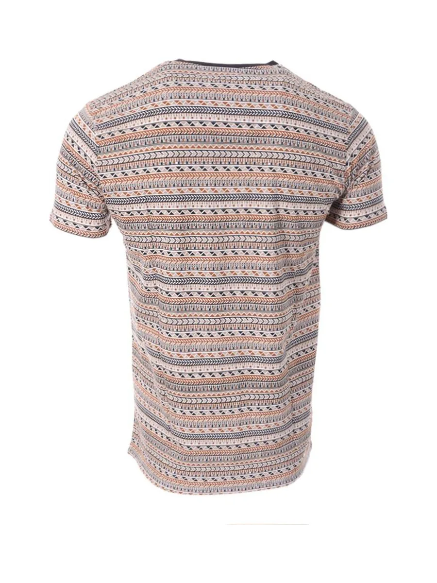 T-shirt Marine/Orange Homme RMS26 91266 3