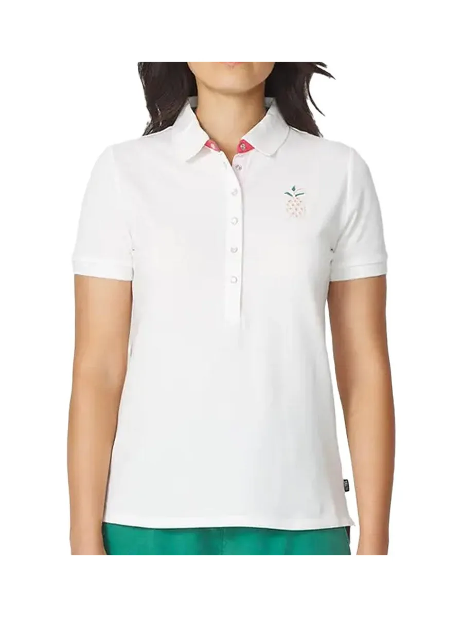 Polo Blanc Femme TBS BONIEPOL 2