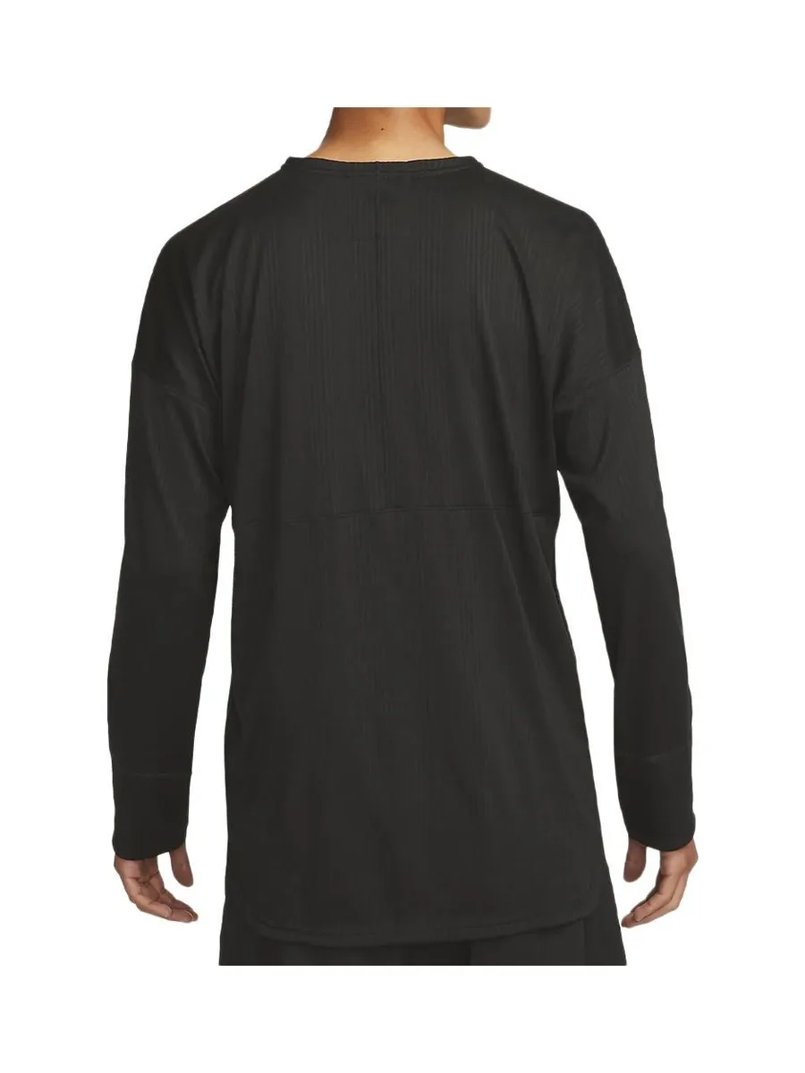Sweat Noir Homme Nike Dri-FIT Crew Top 3