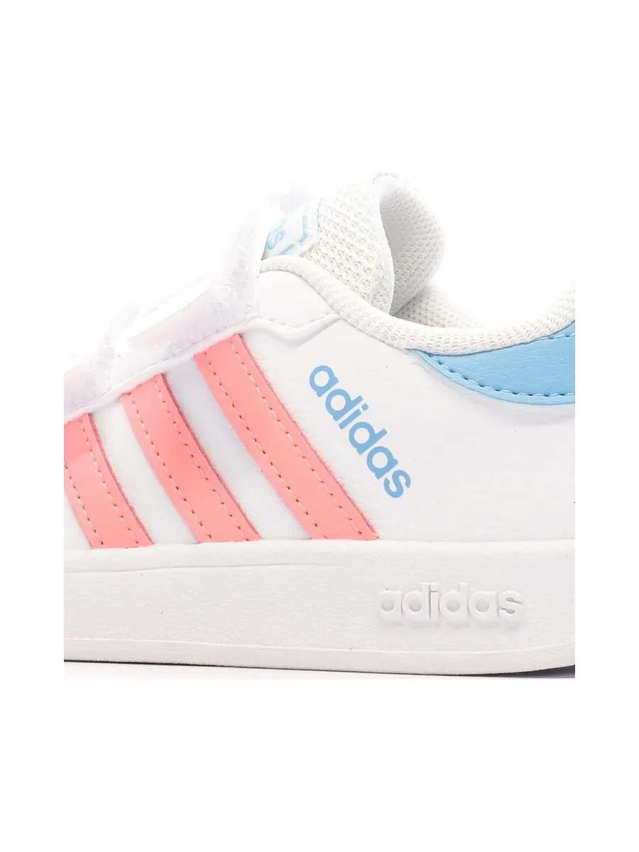 Baskets Blanches Fille Adidas Breaknet Cf I 9