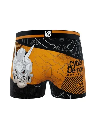 Boxer Noir/Orange Homme Freegun Cyber Démon 2