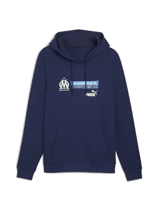 OM Sweat à Capuche Marine Homme Puma 2025 1