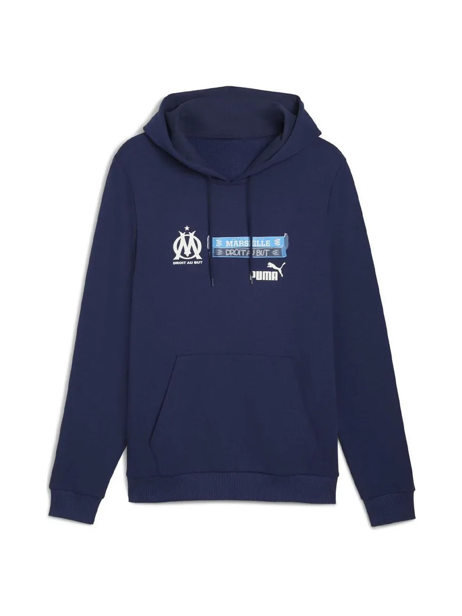 OM Sweat à Capuche Marine Homme Puma 2025 2