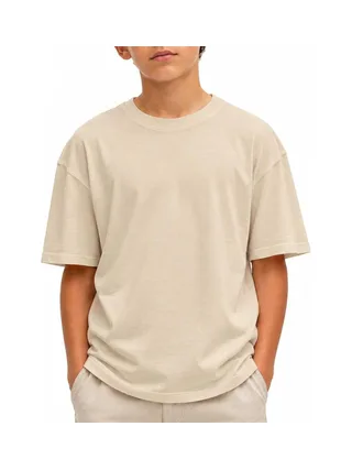 T-Shirt Beige Garçon Paname Brothers Oversize 1