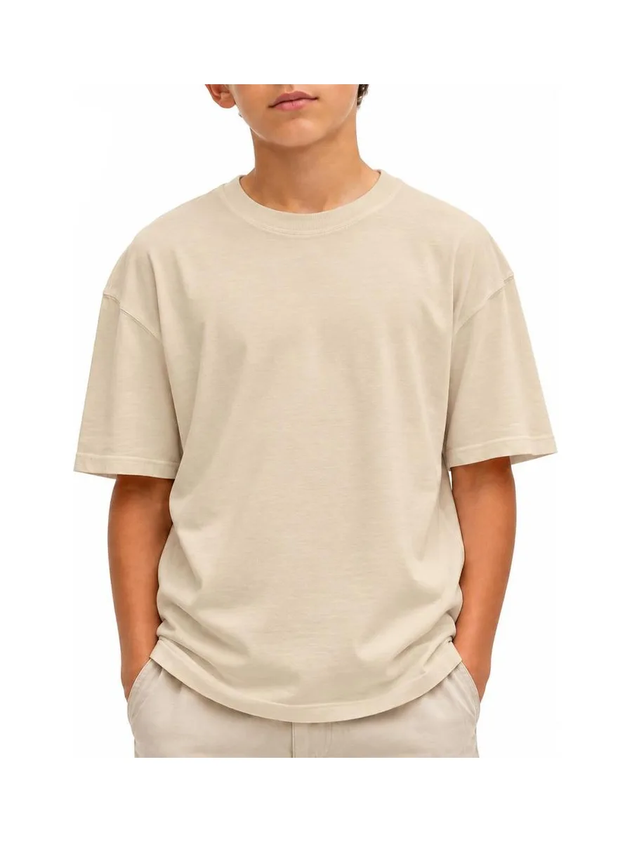 T-Shirt Beige Garçon Paname Brothers Oversize 2