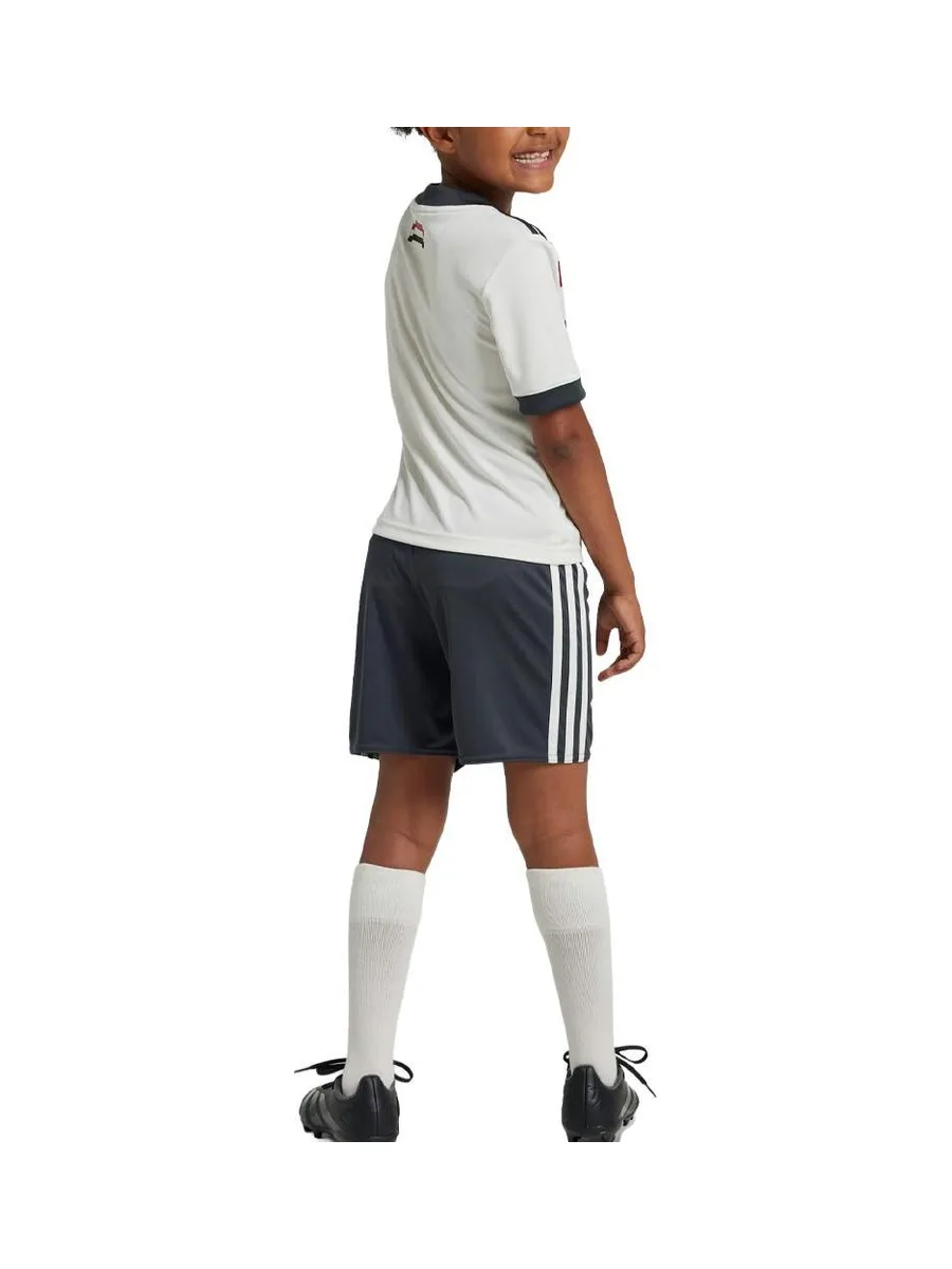 Manchester United Ensemble Blanc/Gris/Rouge Garçon Adidas 24/25 3