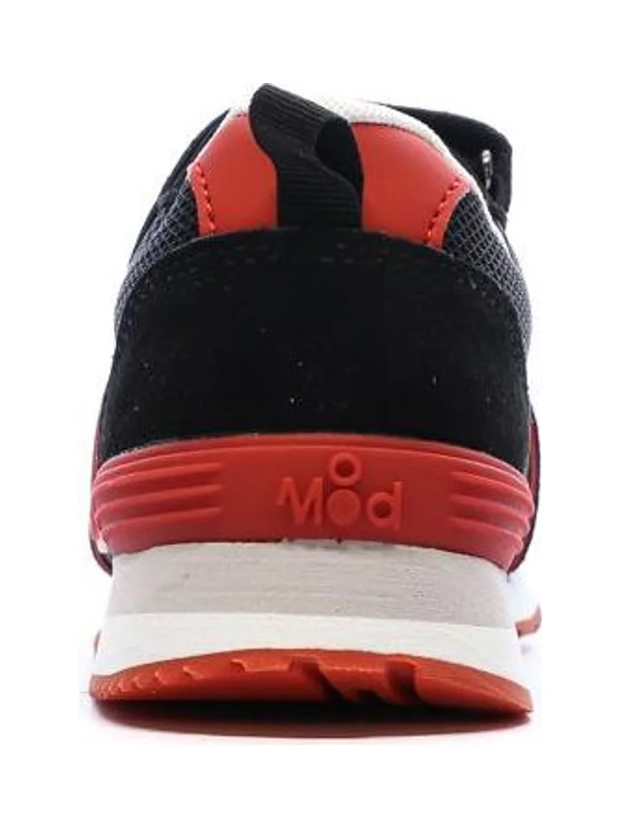 Baskets Noir/Rouge Garçon MOD8 Snooklace 4