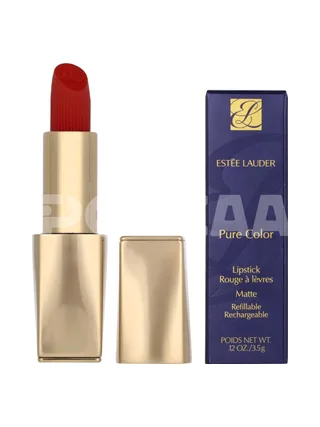 E.Lauder Pure Color Matte Refillable Lipstick 3.5g - #699 Thrill Me 1