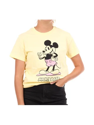 T-Shirt Jaune Femme Disney Mickey Classic 1