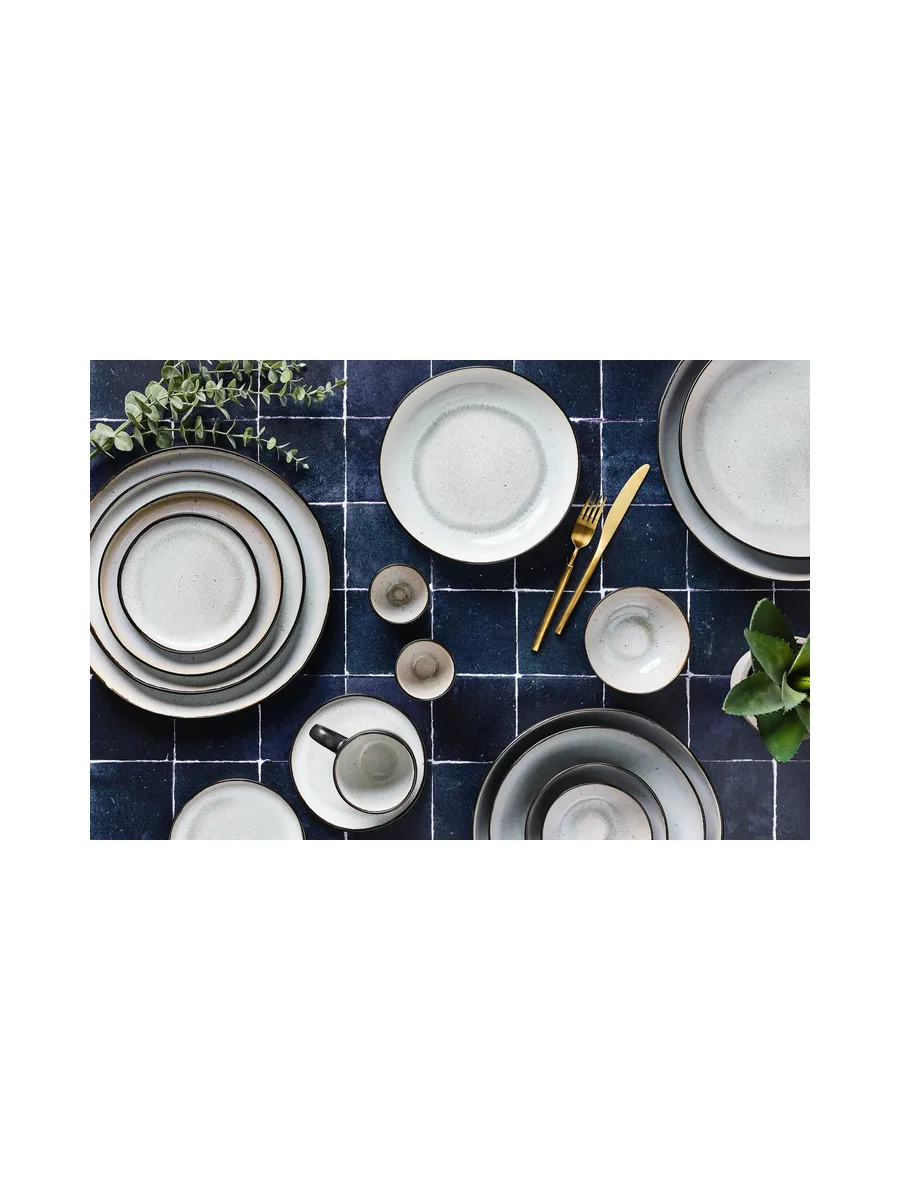 Assiette IRIS Ø16cm - 6 pièces - Bleu nuit 24