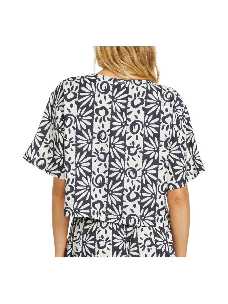 Chemise Noir/Ecru Femme Billabong Sunflower 3