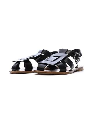 Sandales Noires Femme Pare Gabia Axpe 6