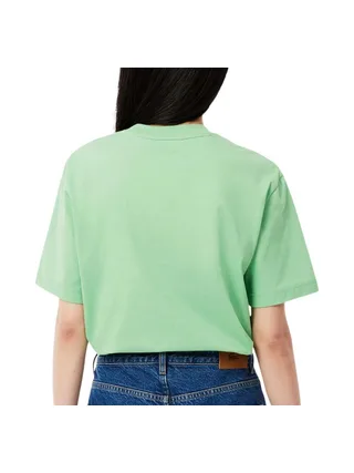 T-shirt Vert Femme Lacoste TF7215 2