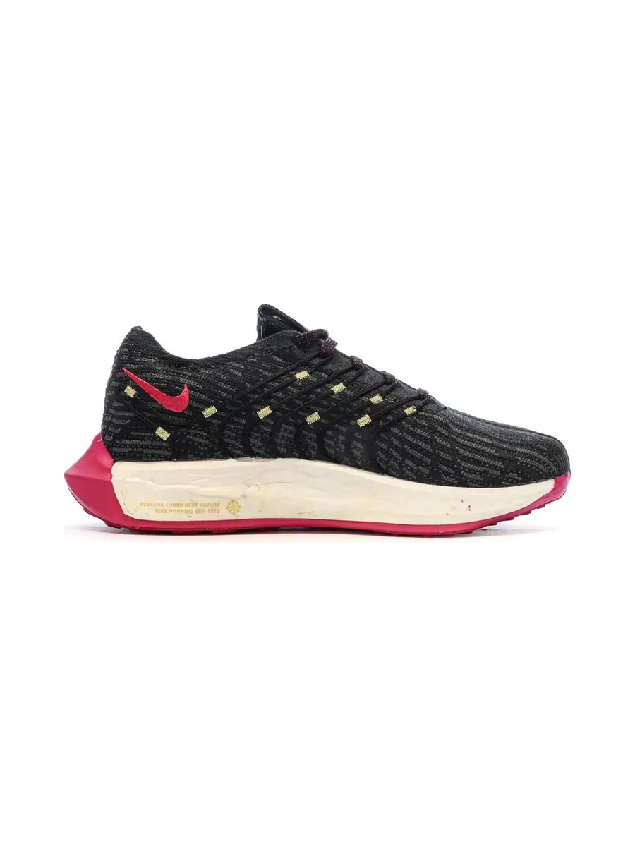 Chaussures de Running Noire/Rose Femme Nike Pegasus Turbo Next Nature 3