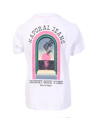 T-Shirt Blanc Garçon Kaporal OGLYE 2
