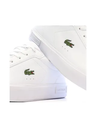 Baskets Blanches/Marine Ado Lacoste Powercourt 7