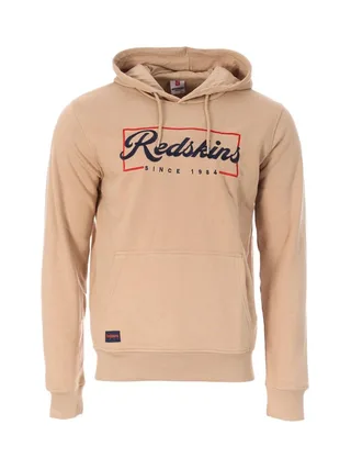 Sweat Beige Clair Homme Redskins Hoodie 1