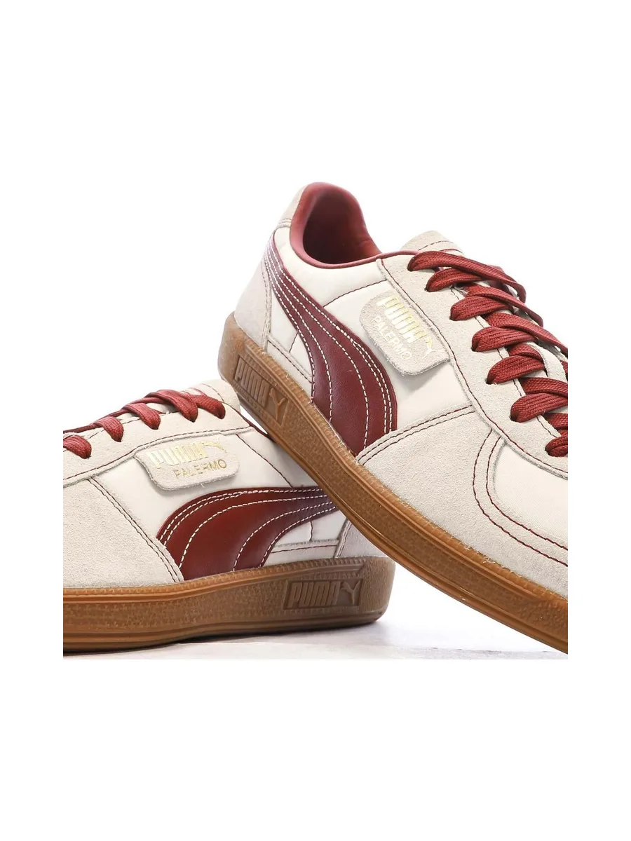 Baskets Beige/Bordeaux Homme Puma Palermo 7
