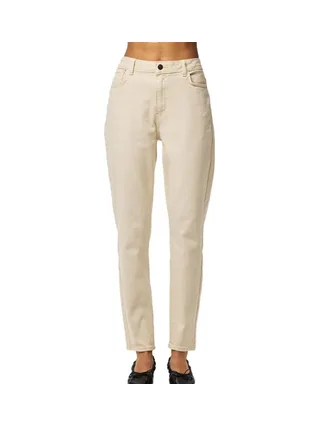 Jean fuselé Beige Femme Pieces Bella 1