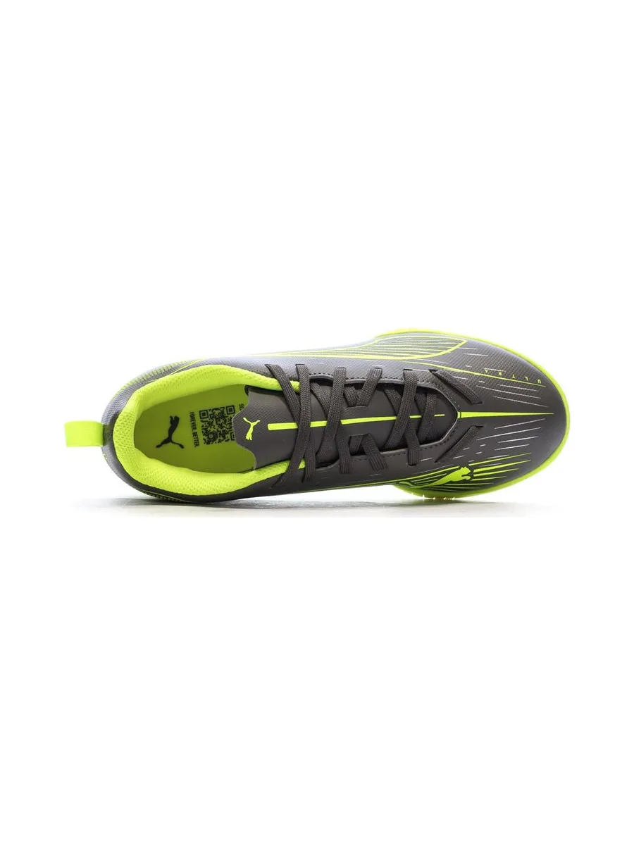Chaussures de football Gris/Vert Garçon Puma Ultra 5 Play 5
