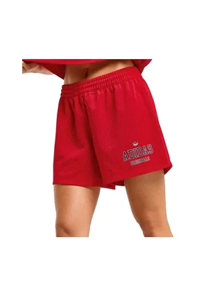 Short Rouge Femme Adidas Bb 1