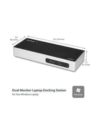 StarTech.com DK30ADD laptop dock/port replicator 3